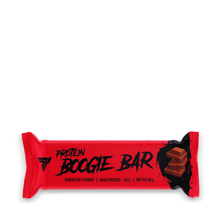 Baton proteinowy o smaku czekoladowym z chrupkami zbożowymi PROTEIN BOOGIE BAR