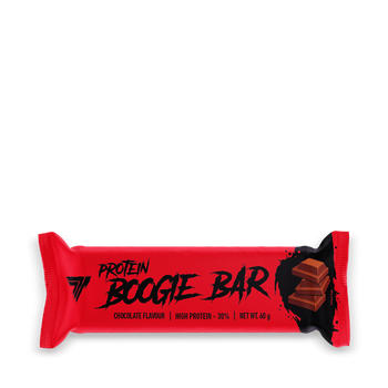 Baton proteinowy o smaku czekoladowym z chrupkami zbożowymi PROTEIN BOOGIE BAR