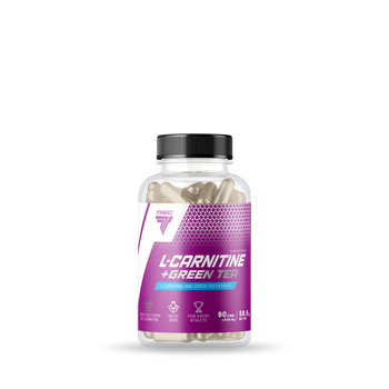 L-CARNITINE + GREEN TEA  180 cap.– L-karnityna z ekstraktem z zielonej herbaty