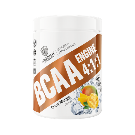 SWEDISH BCAA Engine 4:1:1 400 g Crazy Mango