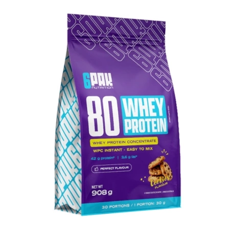 Białko New 80 Whey Protein - 908g Cookies/ Ciasteczkowe