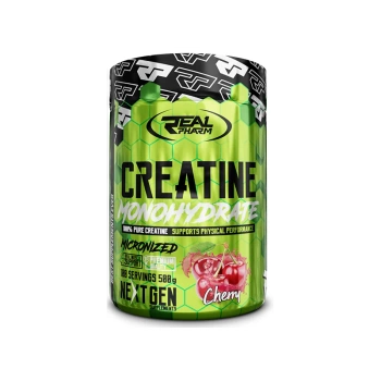 REAL PHARM Creatine Monohydrate - 500g Chery Lemoniade