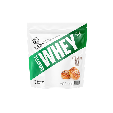 SWEDISH Whey Lifestyle 900 g Cinnamon Bun 