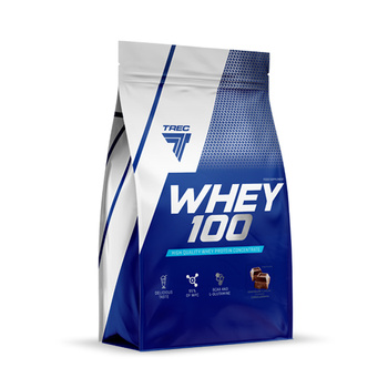 Odżywka Białkowa Koncentrat Trec Nutrition Whey 100 900g Double Chocolate Flavour