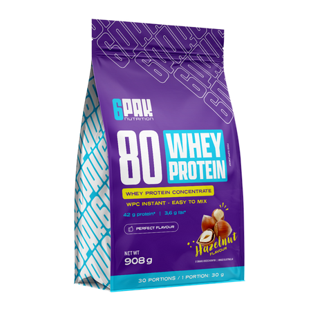 Białko New 80 Whey Protein - 908g Hazelnut Orzech laskowy