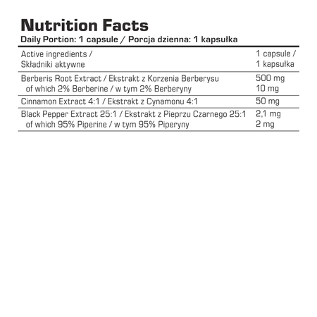 7Nutrition BERBERINE STACK 90 caps