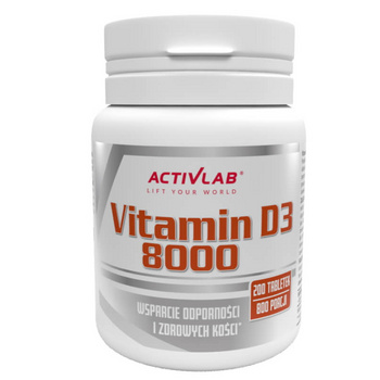 Witaminy D Activlab Vitamin D3 8000IU 200tab