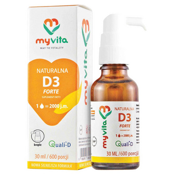 MyVita Witamina D3 z Lanoliny 4000 IU Krople 30 ml