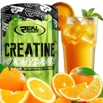 REAL PHARM Creatine Monohydrate - 500g Orange