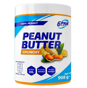 Peanut Butter crunchy - Krem orzechowy - 908g